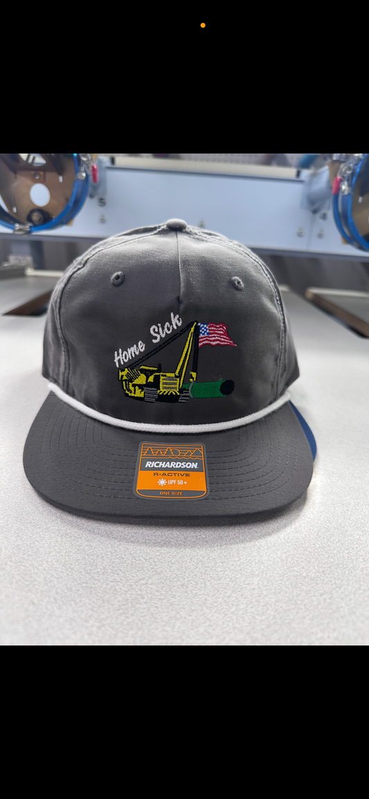 Dark Gray Old School “Home Sick” sideboom