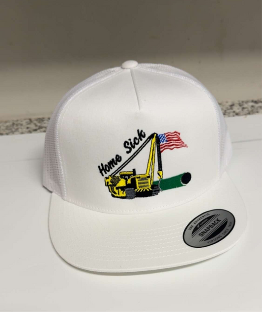 White  “Home Sick” side boom