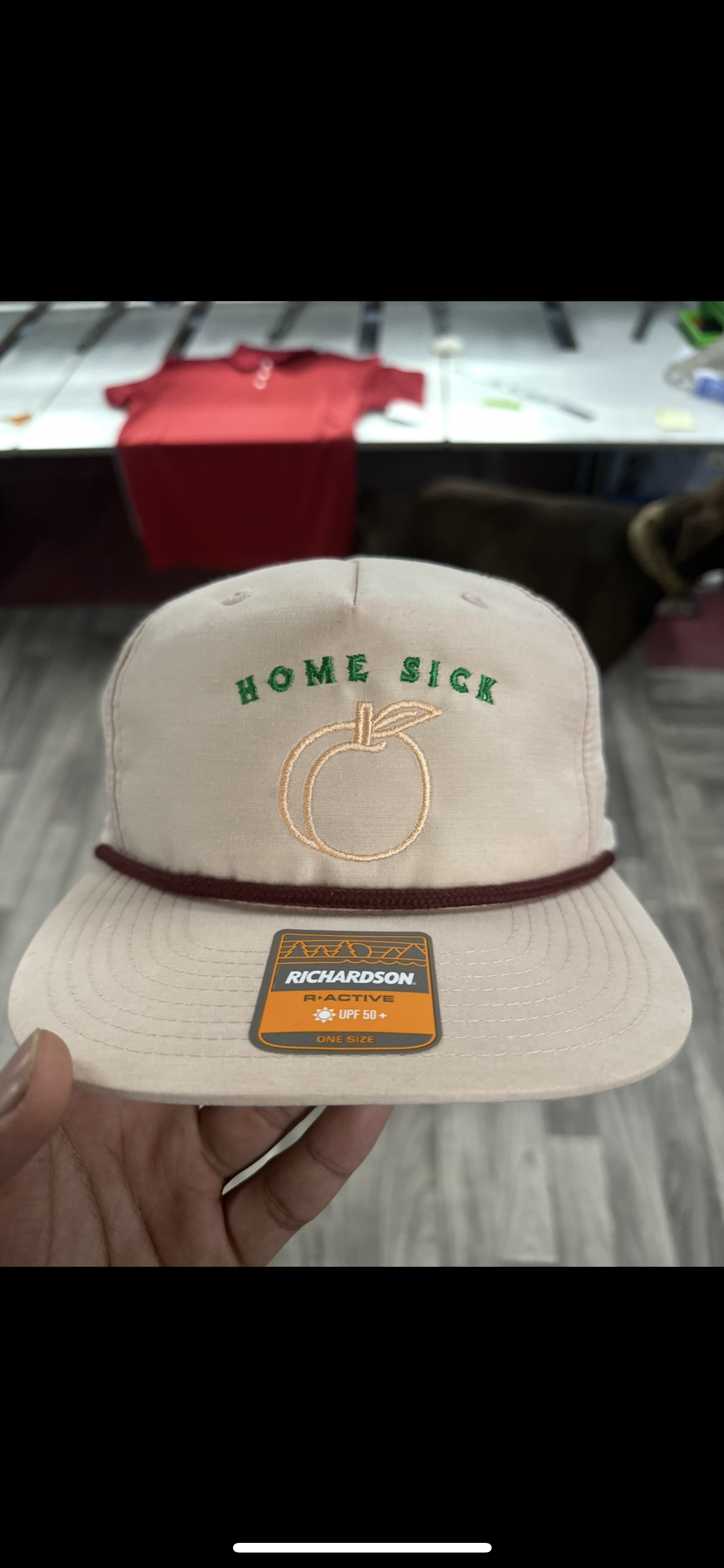Light pink old school “A$$/peach”