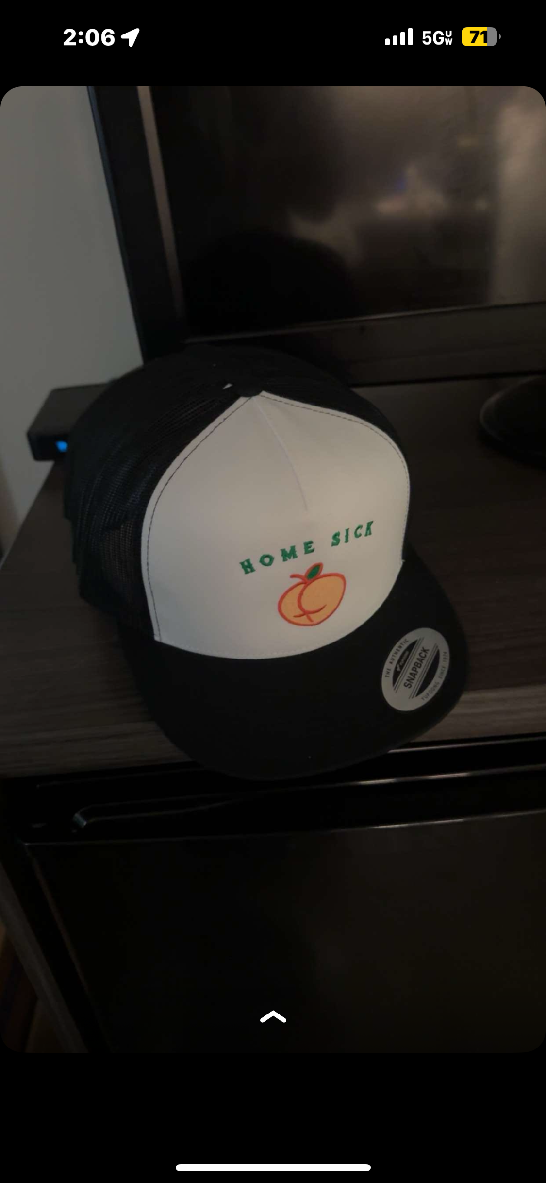 Black & white “A$$/peach”