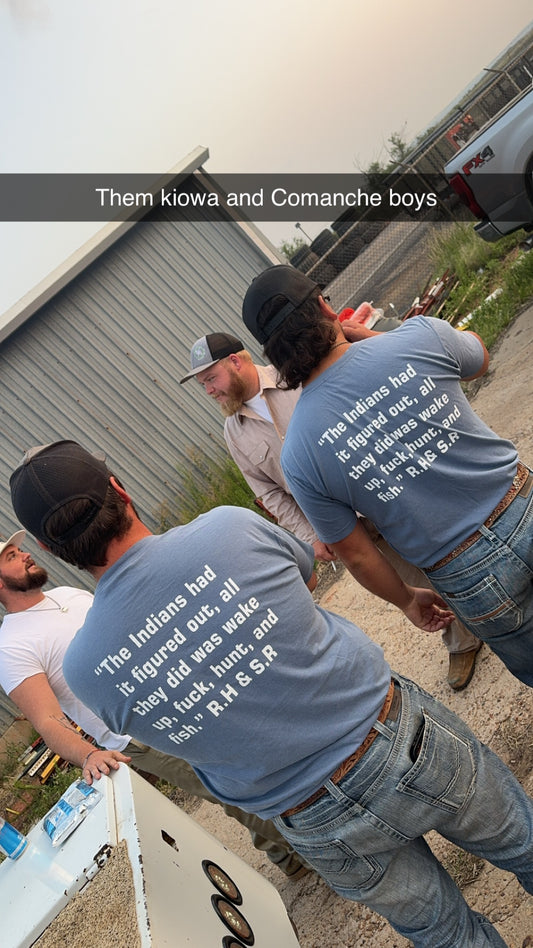 H$ “The Indians had it all figured out” T-Shirt